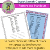 English/Spanish Cognates Posters and Handout