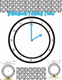 English/Spanish Telling Time NO PREP Packet | Coloring Sheet Math