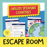 English Speaking Countries Escape Room - Stations - ESL/EFL