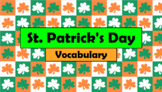 English (ESL) - St. Patrick's Day Vocabulary - PowerPoint 