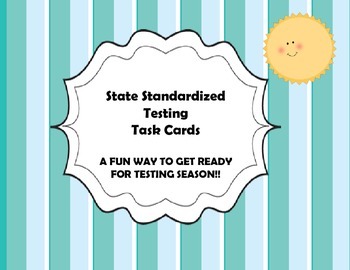 Preview of English Standarized Test Task Cards
