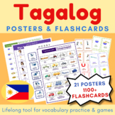 MEGA BUNDLE English Tagalog Posters and Flashcards