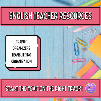 Preview of English Teacher Resources - Back to School Bundle