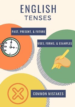 Preview of English Tenses (Grammar Guide and Worksheets for Teachers and Students)