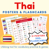 MEGA BUNDLE English Thai Posters and Flashcards