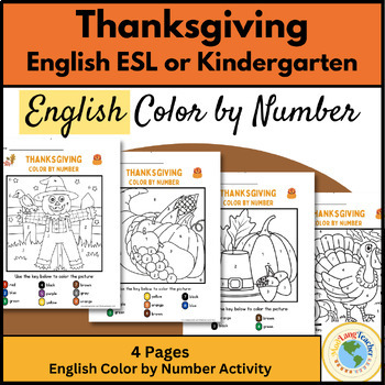 23+ Thanksgiving Color By Numbers