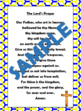 English (ESL) - The Lord's Prayer - Poster