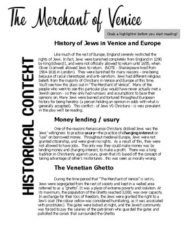 English - The Merchant of Venice - INTRO by Dream On Cue | TPT