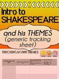 English - Themes Worksheet (generic)