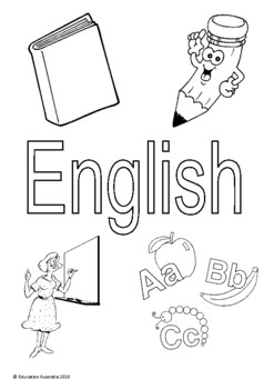 English Title Pages - 2 Different Designs - Cover Pages by Education ...