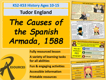 English Tudor History The Causes of the Spanish Armada Elizabeth