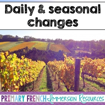 Preview of English Unit - Daily and Seasonal Changes