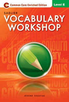 Preview of Sadlier Vocabulary Workshop Level E Tests