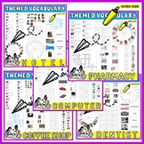 Vocabulary Worksheets Flash Cards Word Search Crossword An
