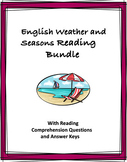 English Weather and Seasons Reading Bundle: Top 3 @25% off!