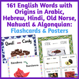 English Words with Arabic, Old Norse, Hindi, Nahuatl & Alg