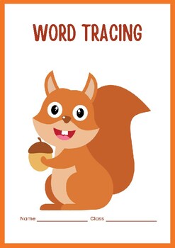 Preview of English alfabet  Word Tracing Worksheet