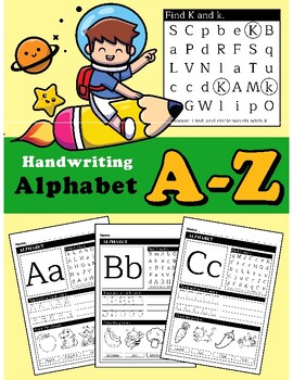 Preview of English alphabet learning exercises A-Z