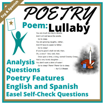 Preview of English and Spanish Poem Test Passage and Activities - CC and STAAR