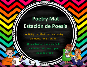Preview of English and Spanish Poetry Mat