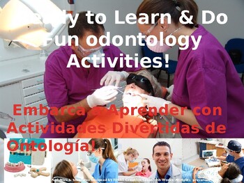 Preview of English and Spanish Version: Ready to Learn & Do Fun Odontology Activities!