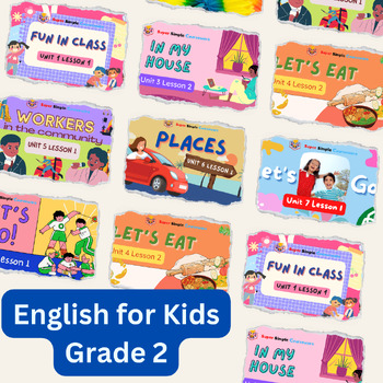 Preview of English for Kids|Close Reading | grade2|video|presentation link|learning english