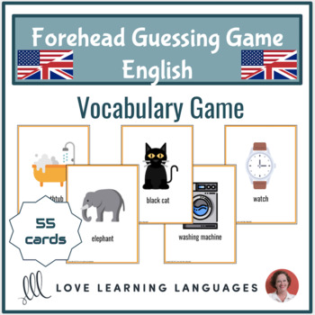 English guessing vocabulary game | TpT