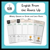 English from the Roots Up - Weekly Review Worksheet (Writi
