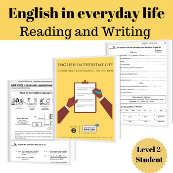 Preview of English in everyday life- Reading and Writing - Level 2 - Student