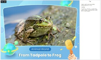 Preview of English in the Family - EIF-L2-U7-LC2-3 From Tadpole to Frog