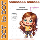 DOT to DOT/ALPHABET A to Z LETTER Dot It - Uppercase and L