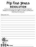 English or Spanish New Years Resolution