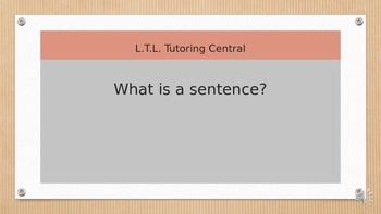 Preview of English sentences - writing English sentences