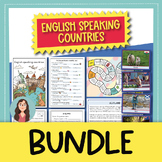 English speaking countries BUNDLE for the English EFL/ESL class