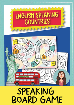 Preview of English speaking countries – speaking board game for the English EFL / ESL class