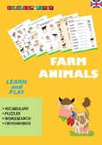 English Vocabulary for Kids. Farm Animals