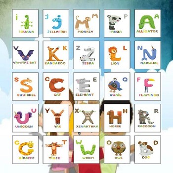 Enhance Language Skills with Printable Alphabet ABC Posters | TPT