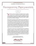 Enhanced layout: George Washington’s Thanksgiving Proclama