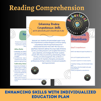 Preview of Enhancing Reading Comprehension Skills with Individualized Education Plan