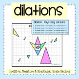 Dilation Mystery Picture Activity & Worksheet Pack