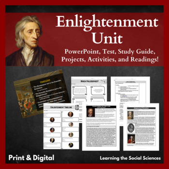 Preview of Enlightenment Bundle: PPT, Test, Activities, Project & More - Print & Digital