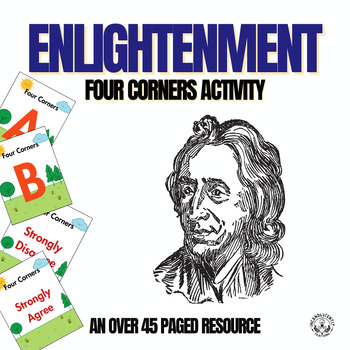 Preview of Enlightenment Four Corners Activity: Grades 5-12