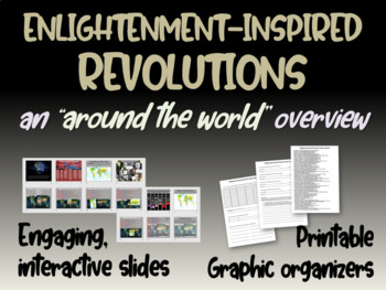 Preview of Enlightenment-Inspired Revolutions - engaging slides and guided notes