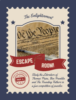 Preview of Enlightenment Literature Escape Room 