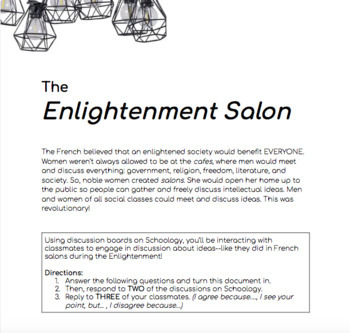 the enlightenment salons