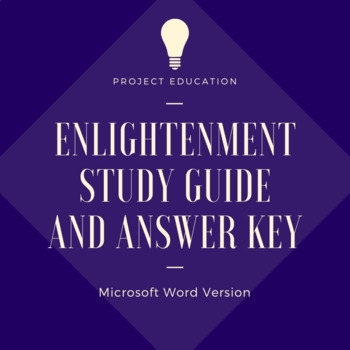 Preview of Enlightenment Study Guide - Microsoft Word