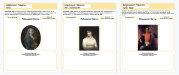 Preview of Enlightenment Thinkers (+ 2 of color!): Digital Interactive Notebook friendly!