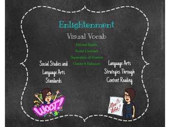Preview of Enlightenment Visual Vocab for FREE
