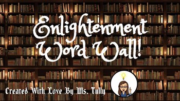 Preview of Enlightenment Word Wall