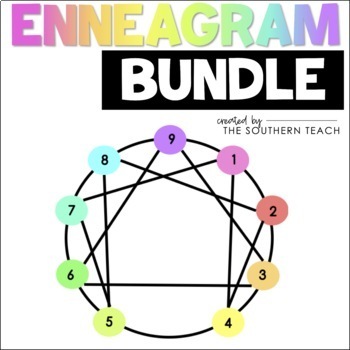 Preview of Enneagram Bundle - Student Personality Type Community Building Activities
